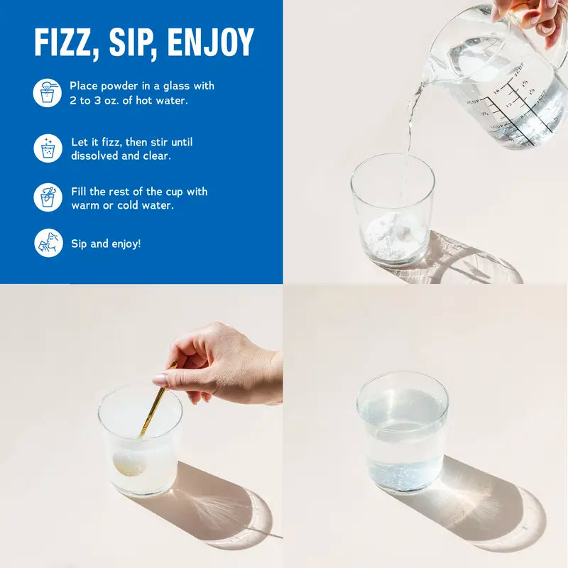 CALM Relaxing Drink Mix - Anti Stress Drink Mix - With Ionic Magnesium Citrate - Raspberry Lemon Flavor - 16 oz (453 g) - 113 Servings