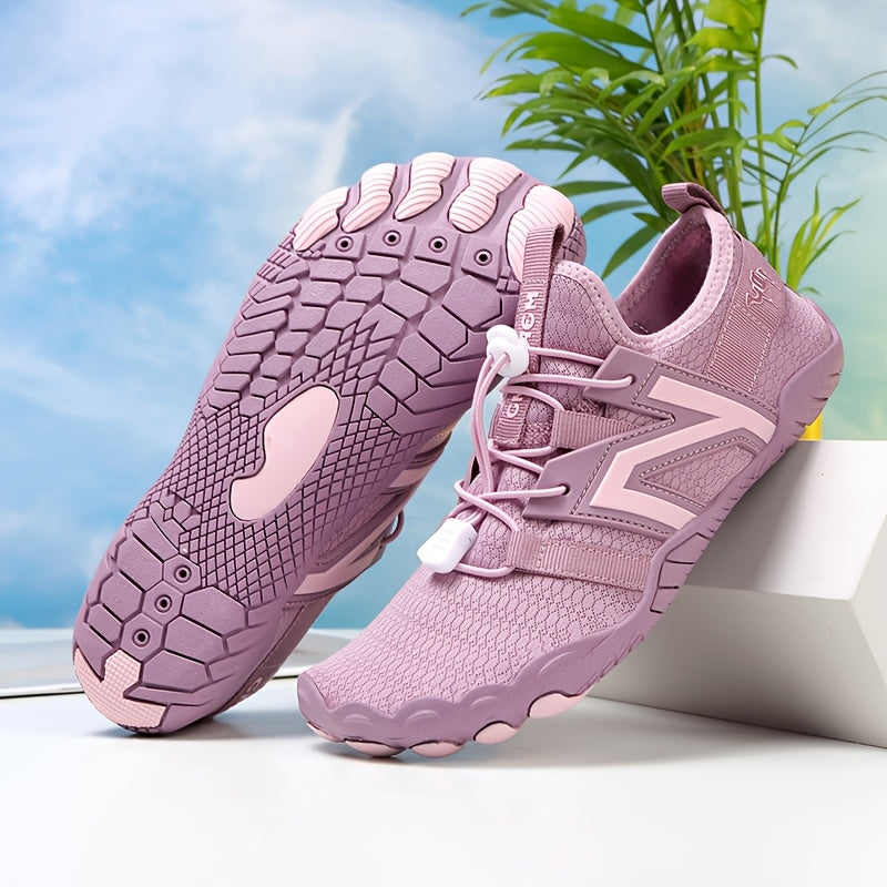 Outdoor Water Shoes for Women, Beach Shoes, Quick Drying, Lightweight, Breathablewater Wading Shoes, Anti Slip Swimming Shoes for Women, Barefoot Shoes for Women, Amphibious Fishing Shoes, Surfing Shoes, Fitness Shoes, Yoga Shoes, Hiking Shoes.
