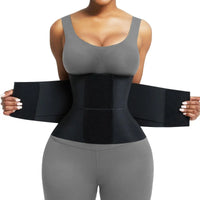 Gürtel Taillenkorsett Bauchgürtel Bauchkontrolle Body Shaper mit Dreifachwicklung Damen Bequeme Stoffe Nylon Verstellbar Mehrfarbig Dame Festival Damenbekleidung Dame Bequeme Stoffe Damenbekleidung Passt Sexy Taillentrainer Springtok