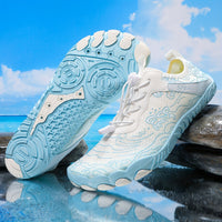 Women's Summer Outdoor Low-Top Beach and River Shoes, Breathable Quick-Drying Barefoot Water Socks, Summer Women's Shoes. Suitable for Beach Vacations, Camping, Parties, Travel, Seaside Hiking, Swimming and Fishing, Surfing, Rafting, Indoor Yoga