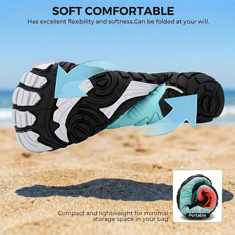 Water Shoes for Women Men - Barefoot Quick-Dry Aqua Socks | Lightweight Swim Shoes for Surfing, Swimming, Beach Sports, Kayaking, Diving | Non-Slip Design