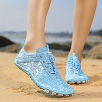 Lightweight Women's Barefoot Wading Shoes, Canyoning Shoes - Quick-Drying, Breathable, Perfect for Outdoor Activities Like Hiking, Fishing, Surfing, and Swimming.