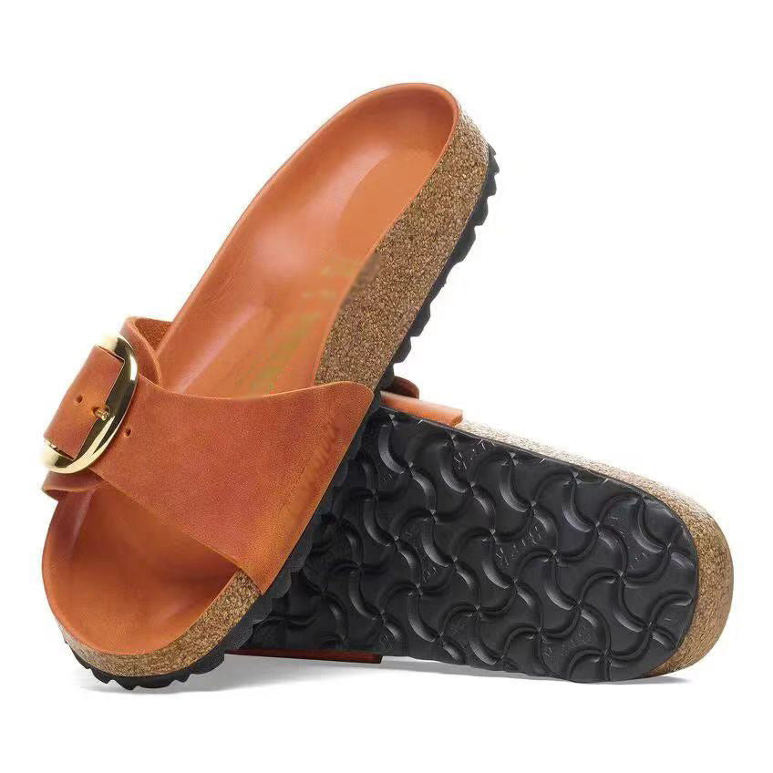 Women's | 100% Genuine Leather Women Sandals | Memory Foam | Lightweight | Non-Slip - Mykonos