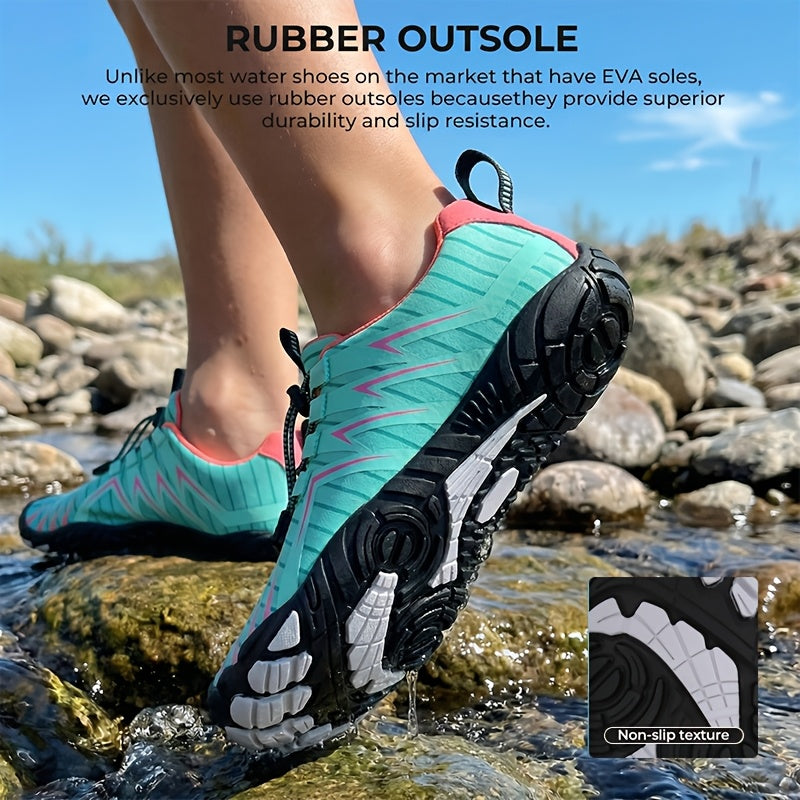 Water Shoes for Women Men - Barefoot Quick-Dry Aqua Socks | Lightweight Swim Shoes for Surfing, Swimming, Beach Sports, Kayaking, Diving | Non-Slip Design