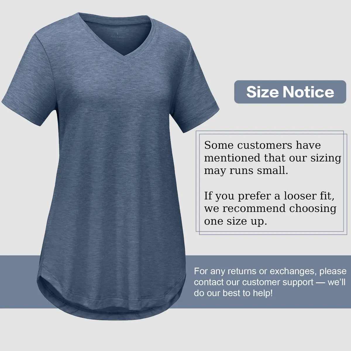 Paquete de 4 camisetas con cuello en V para mujer, camisetas de manga corta, camisetas básicas informales, tops holgados de talla grande, ropa de verano lisa