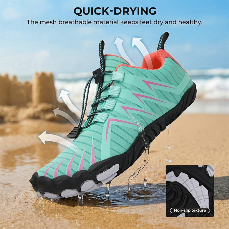 Water Shoes for Women Men - Barefoot Quick-Dry Aqua Socks | Lightweight Swim Shoes for Surfing, Swimming, Beach Sports, Kayaking, Diving | Non-Slip Design