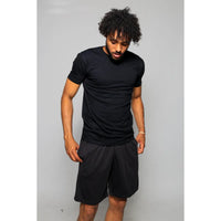 Slim Fit White and Black Tees Crewneck (3 Pack)